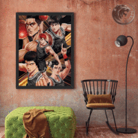Affiche de manga 3d personnalisée en gros SLAM DUNK Marvel 3d Hunter x Hunter affiche d'anime 3d affiche 3d image lenticulaire de mouvement d'anime