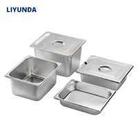 Großhandel 1/2 Standard/Perforierter GN-Behälter Edelstahl 201 304 Lebensmittel-Dampfabtropfschale für Catering Buffet OEM Verfügbar