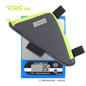 Rrskit-Bolsa de herramientas para cuadro de bicicleta, correa ajustable verde, forro de nailon resistente al agua para almacenamiento de bicicletas plegables Brompton - Product Image 3