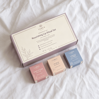 Set de Cuidado Labial, Caja de Cartón Corrugado para Envíos Personalizada, Caja de Cartón con Corte Troquelado Tipo E, Embalaje Personalizado