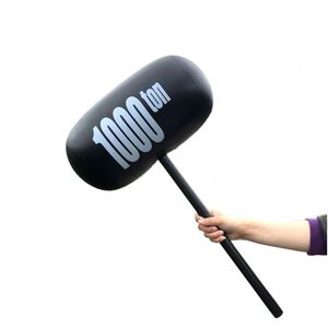 Marteau gonflable promotionnel en PVC noir, jouet gonflable personnalisé pour enfants - Product Image 6