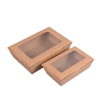 ZJPACK Emballage recyclable Boîte à nourriture Boîte à pizza imprimée personnalisée Emballage de stockage des aliments Paquet de boîtes alimentaires en papier kraft