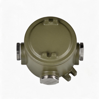 Boîtier de jonction antidéflagrant en aluminium 500V 20A, indice de protection IP66, certifié ATEX IECEx, pour applications électriques industrielles