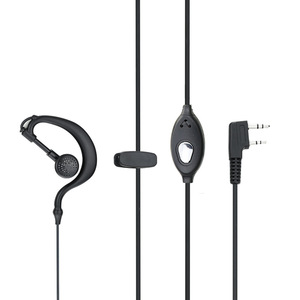 เครื่องส่งรับวิทยุ Baofeng แบบโค้ง สายหูฟังแบบสปริงโค้งรุ่น K สำหรับ UV5R 888S กันน้ำ ผลิตจากพลาสติก ABS - Product Image 2