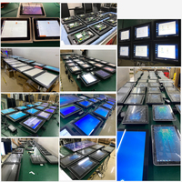 Dört Çekirdekli J1900 Fansız Hepsi Bir Arada Endüstriyel Tablet Bilgisayar RK3288 Kapasitif Dokunmatik Ekran Panel PC Stokta IP65 Su Geçirmez Yüksek