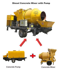 Rimorchio Mobile motore Diesel economico Jbt30 Jbs40 nuovo piccolo cemento betoniera con pompa - Product Image 2
