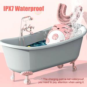 U şekli diş fırçası çocuk otomatik elektrikli diş fırçası çocuk 360 derece U şekli çocuklar <span class=keywords><strong>Mini</strong></span> elektrikli diş fırçası 2-7 yaşında - Product Image 6