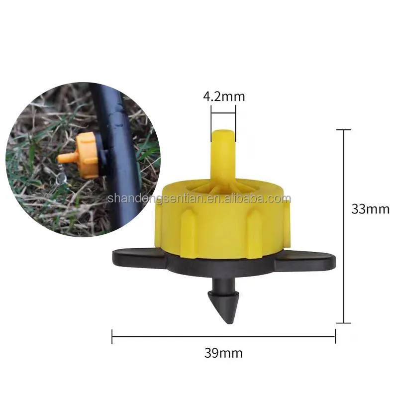 Molde de gotejador de compensação de pressão 2 4 8L emissor automático de água agrícola de baixo preço na China