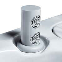 VIRLUX V1011 Centre de bien-être, bain à remous hydrothérapeutique pour 6 personnes, baignoire commerciale, certification CE, matériau acrylique moderne, garantie 5 ans