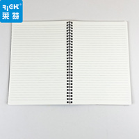 Carnet de notes à spirale B5 (250*177mm) avec couverture en PP, pages vierges, pour l'école et le journal intime
