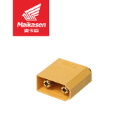 Connecteur de soudure vertical mâle/femelle XT90PB-M/F pour applications industrielles RC avec fiche banane plaquée or de 4,5 mm