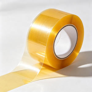 Custom Printed <b>Clear</b> Brown BOPP Pressure Sensitive Adhesive <b>Tape</b> Waterproof Food Grade Single Sided Acrylic Carton Sealing - Product Image 5