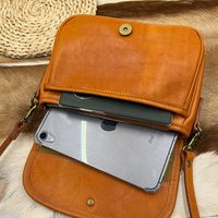 Sacs à bandoulière en cuir pleine fleur faits à la main, sacs à main de style western unique pour femmes, sacs décontractés en cuir véritable de marques originales