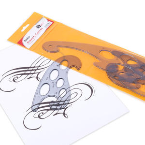 Juego de Reglas Curvas Francesas de Plástico FOSKA, Resistentes, 3 Formas, para <span class=keywords><strong>Dibujo</strong></span> Profesional e Ilustración en el Trabajo - Product Image 6