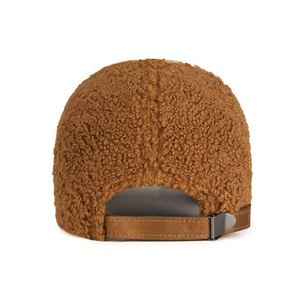 Casquette de baseball en peluche avec nœud et strass, version coréenne, mignonne et tendance, pour filles et femmes, idéale pour l'hiver - Product Image 6