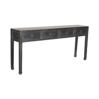 Reproduction d'antiquité chinoise rustique Vintage vente en gros meilleure vente en bois massif Table Console à 4 tiroirs meubles de salon