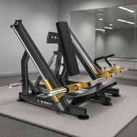 Máquina de remo ajustable LD-4022, entrenador de remo sentado ajustable con carga de placas serie LD-4000 para entrenamiento de espalda en gimnasios comerciales