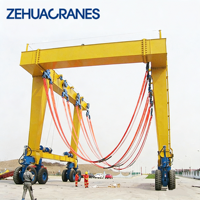 Grue mobile pour yachts, élévateur de bateaux marins pour les opérations de manutention de navires en quai et en chantier naval
