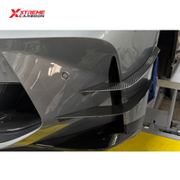 Lames d'air avant en fibre de carbone sèche XTREME style AE, ailerons de pare-chocs avant pour BMW G80 G81 M3 G82 G83 M4