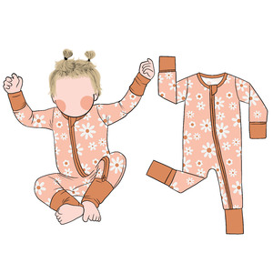 Piyama Bayi Lengan Panjang Little Glow Kid Harga Grosir Model Baru Lembut dan Ramah Kulit Piyama Bayi Baru Lahir - Product Image 4