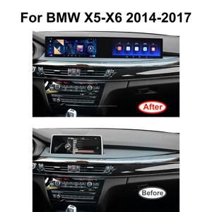 Lecteur DVD de voiture nouvelle génération 21 pouces 8 Go + 128 Go, navigation GPS, écran Android Carplay pour BMW X5 X6 F15 F16 2014-2018 NBT EVO - Product Image 5