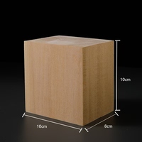 Basswood Board Solid Wood Square Timber DIY Carving Wood Block Basswood Timber for Workshop Use Sincerity Brand 50 PCS MOQ