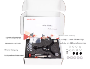 Pompa a Vuoto per <span class=keywords><strong>Riparazione</strong></span> Vetri M3, Pompa in Acciaio Piccola e Resistente per <span class=keywords><strong>Riparazione</strong></span> Crepe <span class=keywords><strong>Parabrezza</strong></span>, Essenziale per Officine Auto di Artitool - Product Image 4