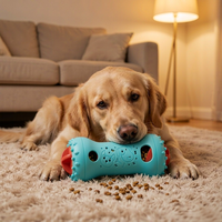 Jouet Distributeur de Friandises pour Chien, Durable, Ouverture Réglable, Mangeoire Lente, Anti-Anxiété, Facile à Nettoyer, Toutes Races - Offre Spéciale