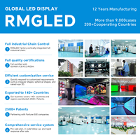Layar LED Komersial Indoor P1.86 P2 P2.5 4K Full Color Pasokan Langsung Pabrik Layar Tetap untuk Stasiun Kereta Api