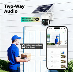 กล้องวงจรปิด Ubox 3Mp 6W สำหรับภายนอกอาคาร กันน้ำ พร้อมไฟส่องสว่าง ระบบ Wifi เชื่อมต่อไร้สาย ใช้พลังงานแสงอาทิตย์ แบตเตอรี่ในตัว หมุนได้ ปรับมุมมองได้ - Product Image 3