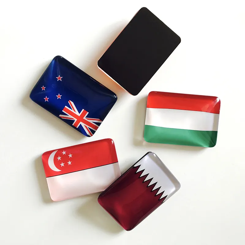 مخصص تركيا الكويت دبي قطر الولايات المتحدة الأمريكية المملكة المتحدة العلم الوطني قطع مغناطيس زجاجية للثلاجة 25 مللي متر 30 مللي متر جولة البلاد 200 العالم العلم الثلاجة المغناطيس