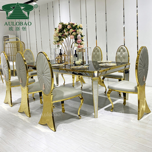 Hotel Luxury Gold Stainless Steel Frame Wholesale Wedding <b>Chairs</b> - Product Image 6