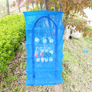 Redes de pesca duraderas, Red de secado plegable, colgante de Pe azul seco, plegable, suministro profesional - Product Image 3