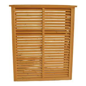 Clôture <span class=keywords><strong>de</strong></span> <span class=keywords><strong>jardin</strong></span> en bois à lattes pour climatiseur, écran <span class=keywords><strong>de</strong></span> protection facile à installer, cache-poubelle extérieur pour la décoration du <span class=keywords><strong>jardin</strong></span> - Product Image 5