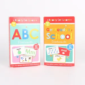 Letras de educación en inglés para niños, Impresión de tarjetas cognitiva