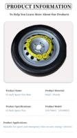 Roue de secours en aluminium pleine grandeur WENQI 235 40R18, jante en alliage performante pour berline électrique XPeng G9 NIO ET7 ES6