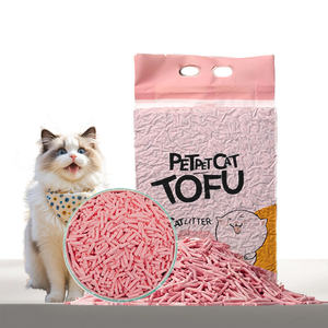 2025 Produk Terlaris OEM ODM 100% Bahan Baku Alami Rendah Debu Daya Serap Air Tinggi 1.5-2.0 mm Pasir Kucing Tofu - Product Image 5