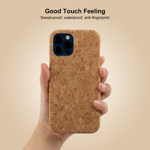 Ốp điện thoại <span class=keywords><strong>iPhone</strong></span> 11 12 13 14 15 16 17 Pro Max làm từ gỗ nút chai tự nhiên, thân thiện với môi trường, siêu mỏng, tái chế - Product Image 4