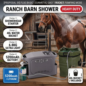 Chauffe-eau instantané au gaz GPL portable pour l'extérieur, pour le lavage des chevaux et l'utilisation à la ferme - Product Image 1