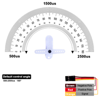 Servomoteurs RC PTK 7341 NG-D 4.3g pour Modèles d'Aviation - Spécialisé pour Avions d'Intérieur F3P EPP
