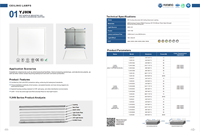 Vis, support, installation magnétique, RoHS ETL CE IP67, plafonnier 2ft*2ft pour salle blanche d'usine pharmaceutique