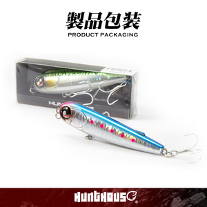 Señuelo de Pesca Topwater Pencil 95mm 18g Surface Walker, Señuelo Artificial para Pesca en Agua Salada, Cebo Duro para Lubina - Product Image 6