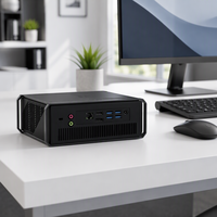Mini ordinateur compact pour économiser de l'espace, Intel Core I5-12450H, 16 Go de RAM, ordinateur de bureau compact pour le bureau et la maison, mini ordinateur de bureau, Win 11 Pro