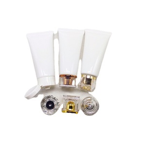 Cosmetic <b>Plastic</b> <b>Tubes</b> 50ml Screw Cap Refillable Packaging For Hand Cream Facial Cleanser Essence - Product Image 1