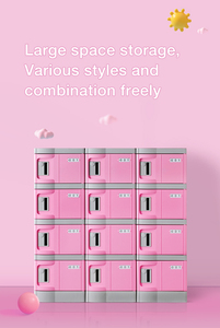 ABS Plastic School & Gym Locker Electronic Combination Lock Factory Wholesale Classroom Closet Wardrobe & Storage <b>Solution</b> - Product Image 2