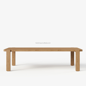 Juego de Muebles de Jardín FERLY, Diseño Nuevo y <span class=keywords><strong>Popular</strong></span>, Mesa y Sillas de Comedor de Madera de Lujo para Exteriores - Product Image 3
