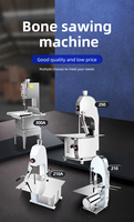 Machine à scier les os de boucher sur pied, machine à scier les os de bœuf, de porc, de poisson, de viande