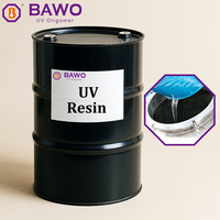 Résine d'oligomère UV d'acrylate d'uréthane BW 8297 avec la bonne coloration utilisée dans la pulvérisation UV de plastiques