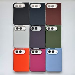 L218 เคสฝาครอบด้านหน้าแบบเปิดพับได้ไม่มีบานพับหนังสังเคราะห์ด้านหลังแม่เหล็ก 2400GS สำหรับไอโฟนดูโอ - Product Image 3