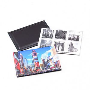 Imán de nevera personalizado con foto de recuerdo de viaje: Alrededor del mundo, Chicago - Product Image 2